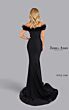 Jessica Angel 2546 Feather Neckline Embellished Dress