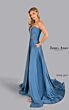 Jessica Angel 2617 Slit Skirt Plunging Neck Corset Dress