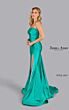 Jessica Angel 2621 Ruched Top Strapless Lace-Up Dress