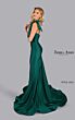 Jessica Angel 2622 Bow Strap Low Back V-Neck Dress