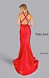 Jessica Angel 2625 Beaded Top Cross Back Dress