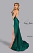Jessica Angel 2626 Halter Strap High Slit Dress