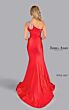 Jessica Angel 2627 Embellished Slit One Shoulder Cutout Dress