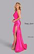 Jessica Angel 2648 Front Cutout Tie Back Dress