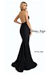 Jessica Angel JA2605 High Slit Plunging Halter Neck Dress