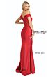 Jessica Angel JA2611 Asymmetric Neck Sweep Train Dress