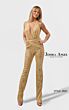 Jessica Angel JA2665 Plunging Neck Draped Bodice Jumpsuit
