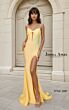 Jessica Angel JA2687 Strapless Corset Bodice High Slit Dress
