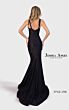 Jessica Angel JA2706 Bow Strap Side Slit Dress
