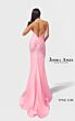 Jessica Angel JA2748 Plunging Halter Neck High Slit Dress
