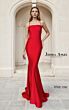 Jessica Angel JA2762 Straight Neck Ruched Derriere Dress