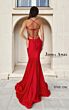 Jessica Angel JA2762 Straight Neck Ruched Derriere Dress