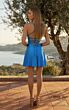 Jessica Angel 2801 A-Line Lace Up Back Spaghetti Strap Dress