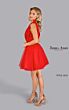 Jessica Angel 2632 Plunging Neckline Open Back Dress