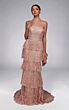 Alyce Paris 55002 Tiered Skirt Strapless Fitted Lace Dress