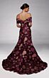Alyce Paris 55005 Off-The-Shoulder Floral Organza Dress