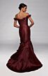 Alyce Paris 55010 Off-The-Shoulder Gold Mikado Mermaid Dress