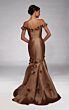 Alyce Paris 55010 Off-The-Shoulder Gold Mikado Mermaid Dress