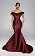 Alyce Paris 55015 Mermaid Corset Bodice Floral Neck Dress
