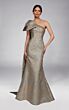 Alyce Paris 55026 Shoulder Bow Drape Mermaid Dress