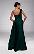 Alyce Paris 55030 One-Shoulder Side Tail Black Dress