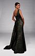 Alyce Paris 55033 Jacquard One-Shoulder Side Tail Dress