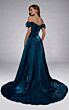 Alyce Paris 55034 Draped Satin Off The Shoulder Dress