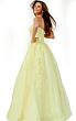 Jovani 1831 Strapless Embroidered Dress