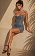 Jovani 52754 Cowl Neckline Beaded Jersey Grey Dress