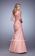 La Femme 21610 Silver Evening Dress