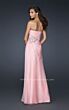 La Femme 17112 Sweetheart Neckline High Slit Dress