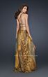 La Femme 17207 Multicolor High Slit One Shoulder Dress