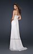 La Femme 17316 Shell Pink Empire Waist Sweetheart Neckline Dress