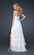 La Femme 17377 White Sweetheart Neckline Dress