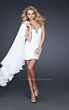 La Femme 17377 White Sweetheart Neckline Dress