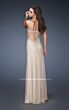La Femme 18542 Beaded Bodice Sweetheart Neck Slim Dress
