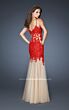 La Femme 18675 Spaghetti Strap Sweetheart Neckline Dress