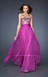 La Femme 18897 Sweetheart Neckline A-Line Dress