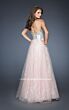 La Femme 18910 Sweetheart Neck Embellished A-Line Dress