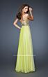 La Femme 18911 Sweetheart Neckline Flowy Skirt Strapless Dress