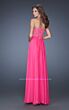 La Femme 19366 Beaded Bodice Flowy Skirt A-Line Dress