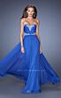 La Femme 19372 A-Line Sweetheart Neckline Strapless Dress