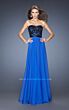 La Femme 20068 Hot Fuchsia Sweetheart Neck Strapless Dress