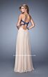 La Femme 20617 Marine Blue Sweetheart Neckline Strapless Dress