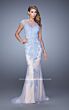La Femme 21319 Cap Sleeve Fitted Dress