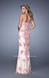 La Femme 21386 Rose Pink Sweetheart Neck Fitted Dress