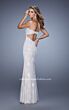 La Femme 21514 Sweetheart Neck Cutout Back Strapless Dress