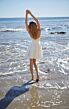 Mori Lee 12606 Lily Plunging Neck Pleated Skirt Bridal Dress