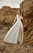 Mori Lee 15025 Mimi Open Back Plunging Neck Wedding Gown