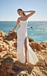 Mori Lee 15033 Max Illusion Neckline High Slit Wedding Dress